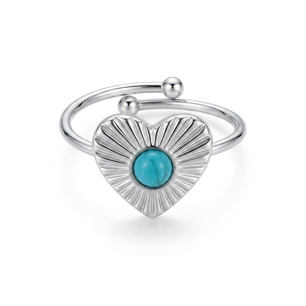 Anello Raggio Di Cuore