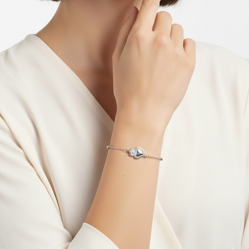 Bracciale Cuore Sacro