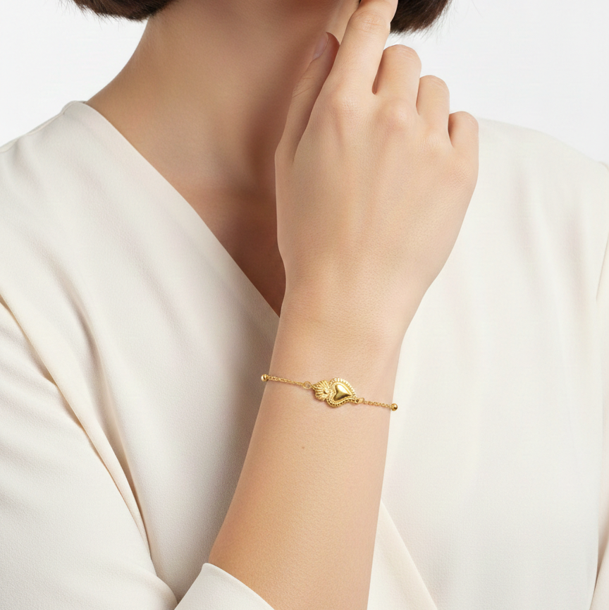 Bracciale Cuore Sacro